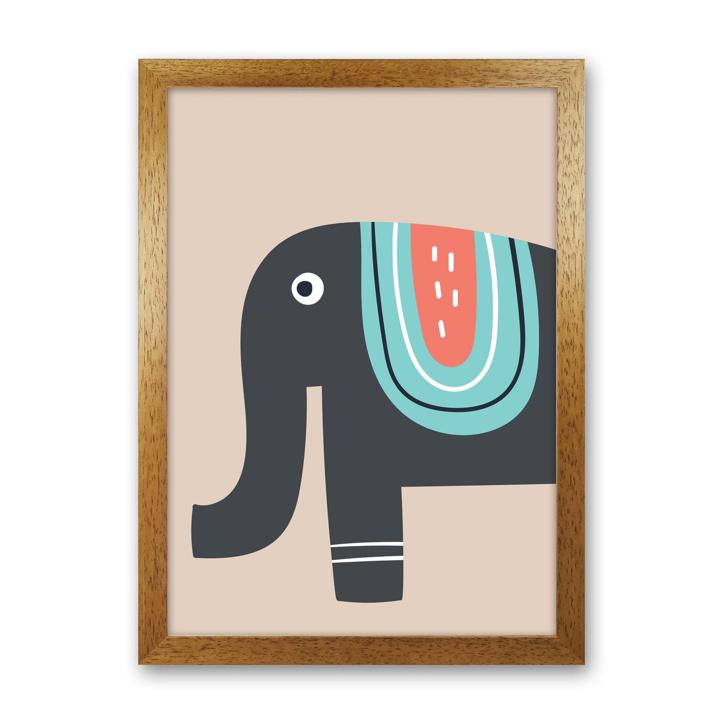 Frendorf | Elefant Neutral Kinder Kunstdruck