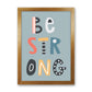 Be strong Neutral Kinder Kunstdruck von Pixy Paper