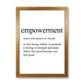 Frendorf | Empowerment Definition Kunstdruck
