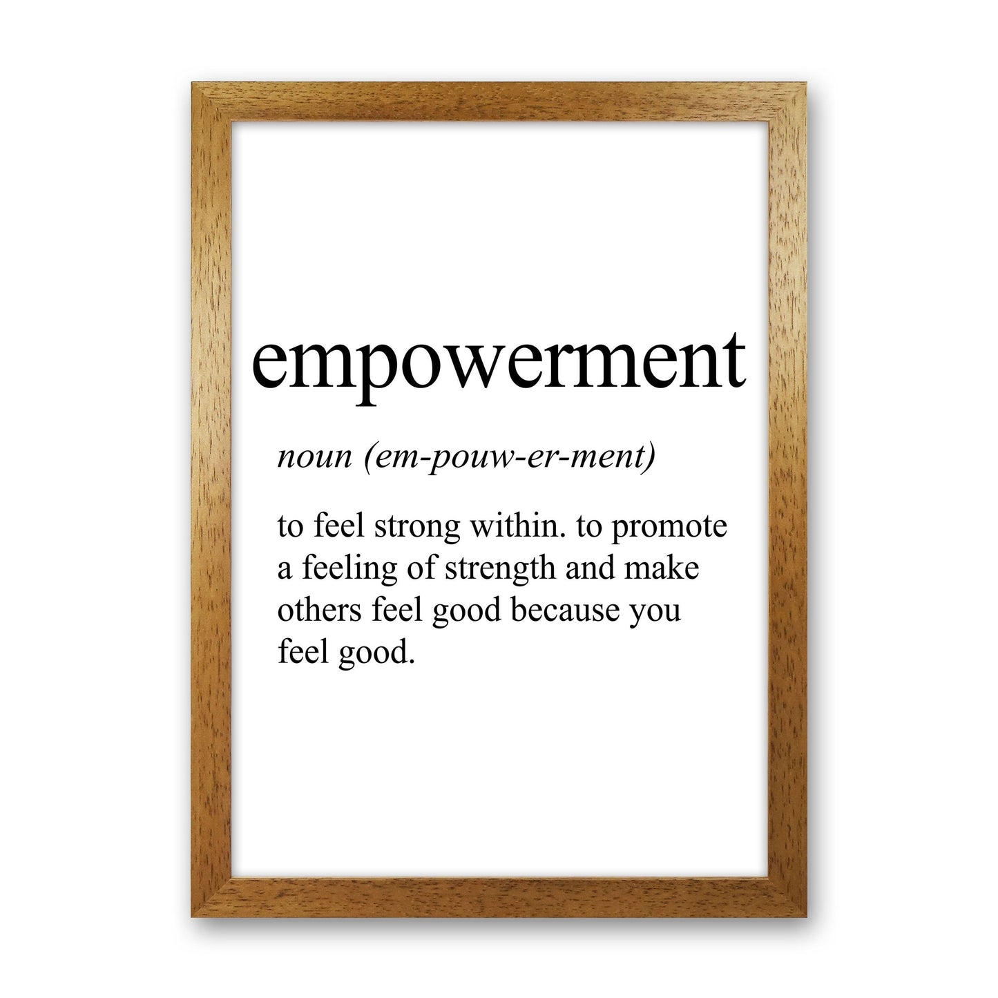 Frendorf | Empowerment Definition Kunstdruck