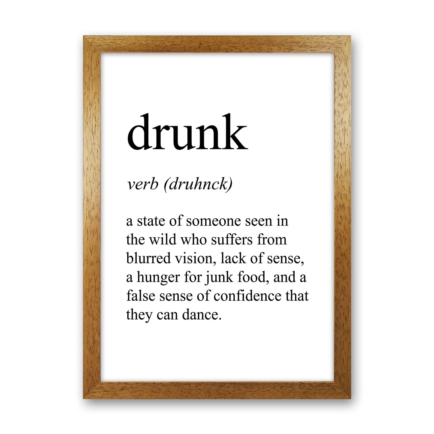 Frendorf | Drunk Definition Art Print