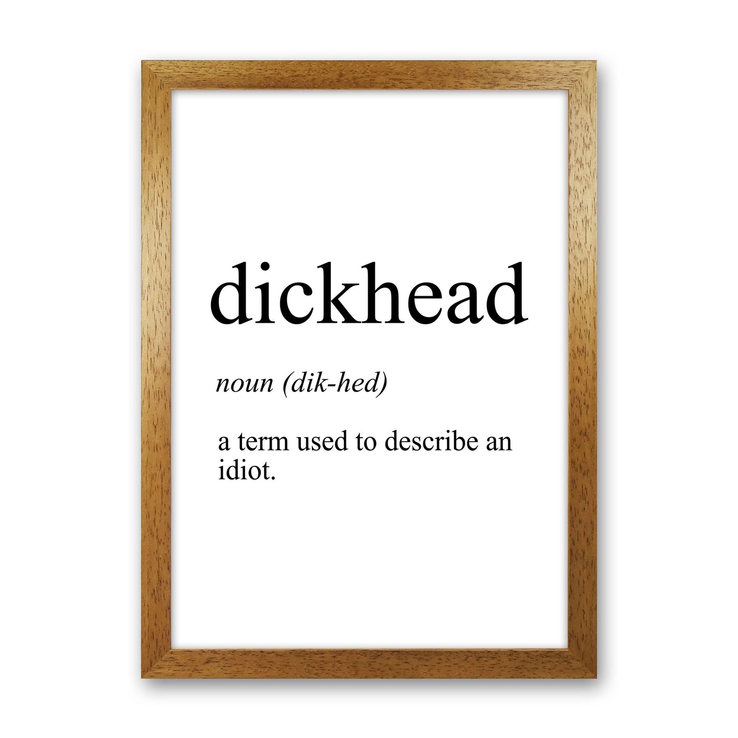 Frendorf | Dickhead Definition Kunstdruck
