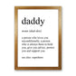 Daddy Definition Kunst Druck