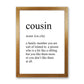 Cousin Definition Kunstdruck