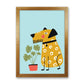 Bearded Dog Kunstdruck von Pixy Paper