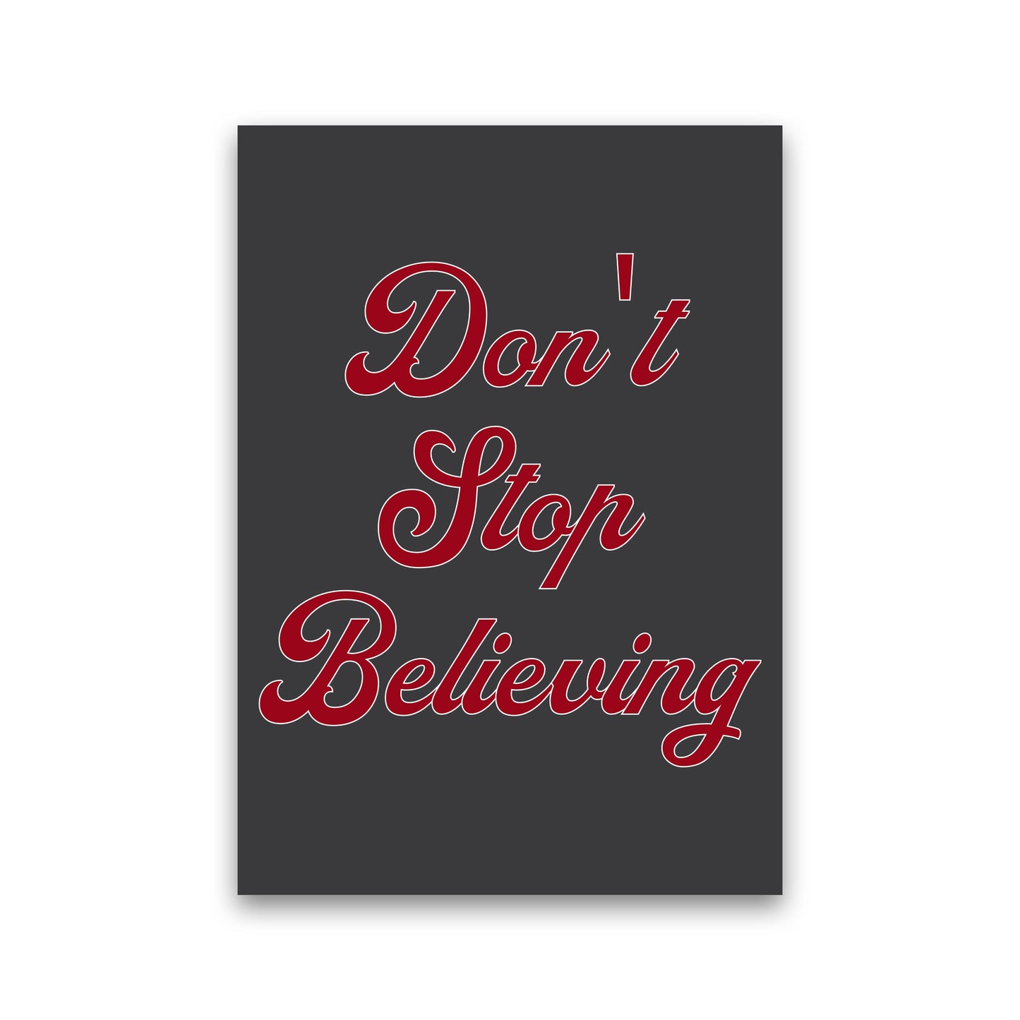 Frendorf | Don't Stop Believing Kunstdruck