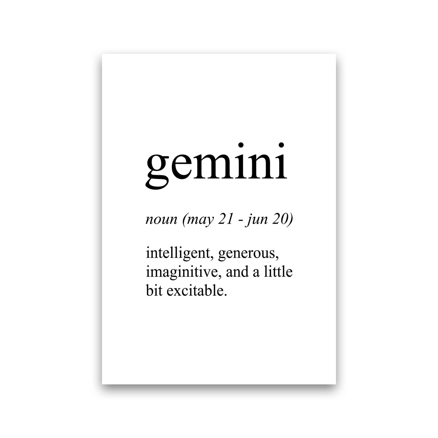 Frendorf | Gemini Definition Kunstdruck