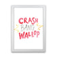 Crash Bang Wallop Aquarell Moderner Druck