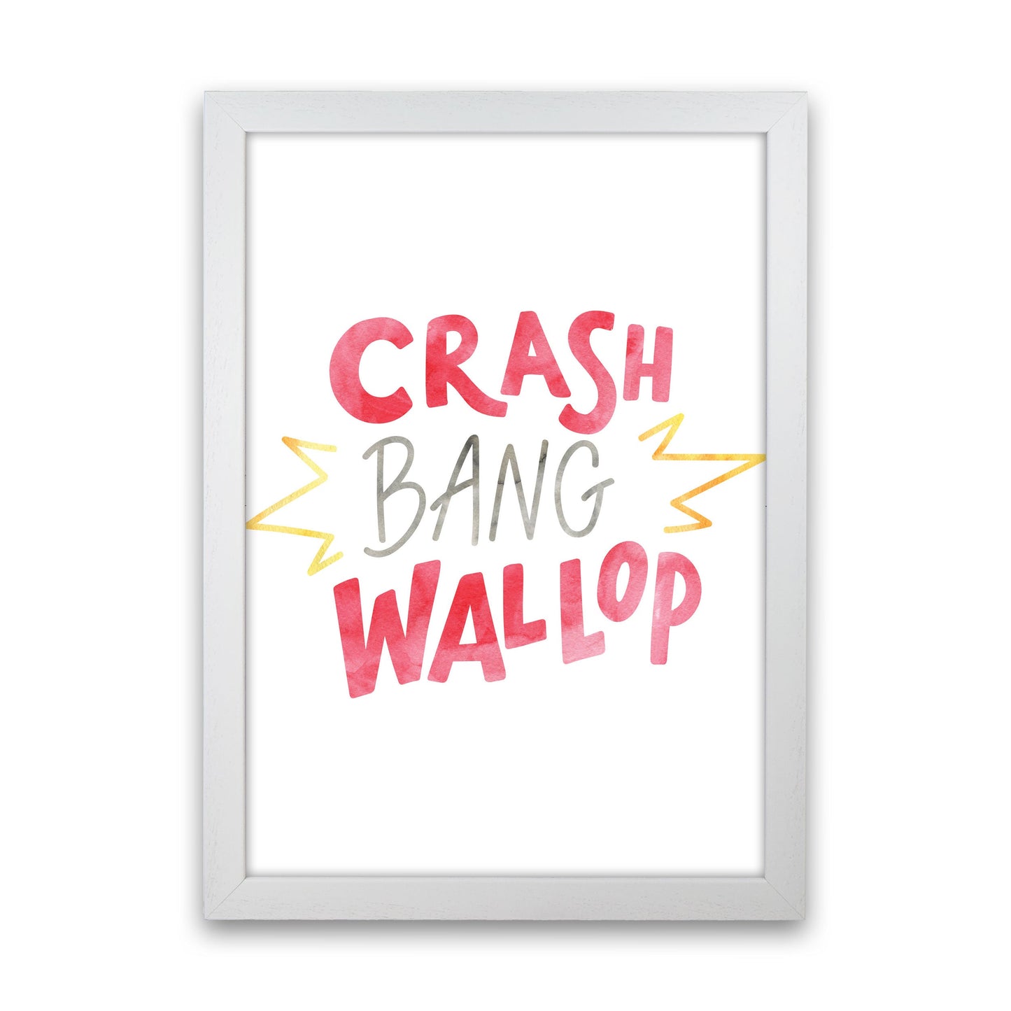 Crash Bang Wallop Aquarell Moderner Druck