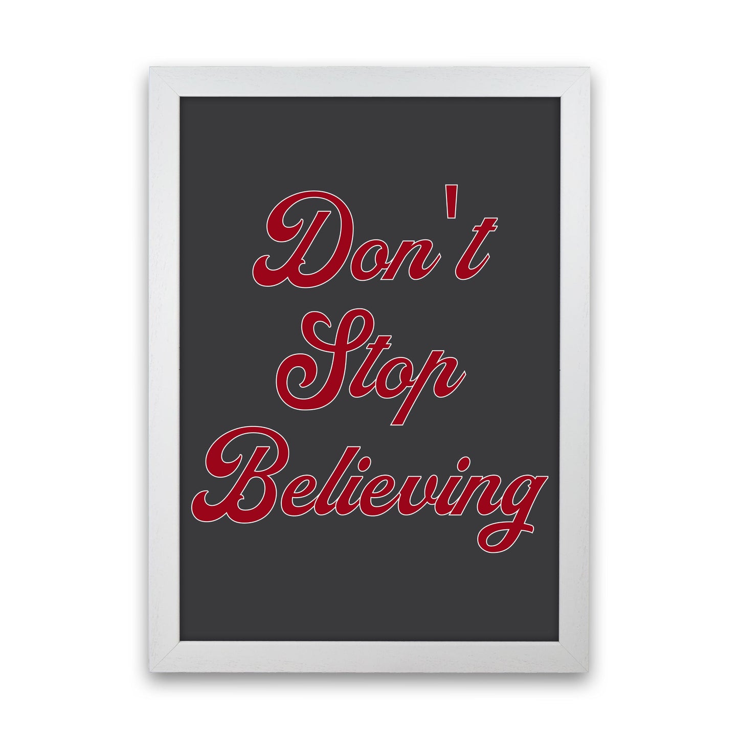 Frendorf | Don't Stop Believing Kunstdruck