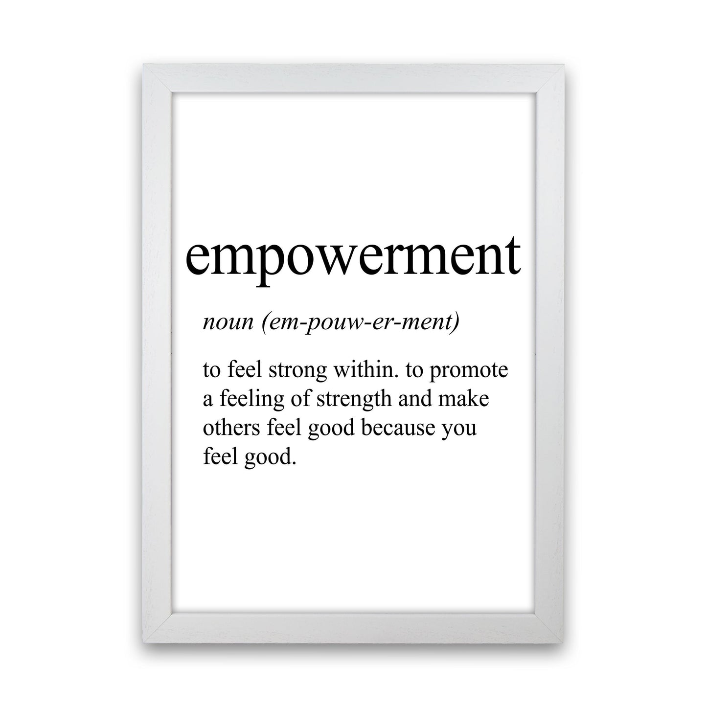 Frendorf | Empowerment Definition Kunstdruck