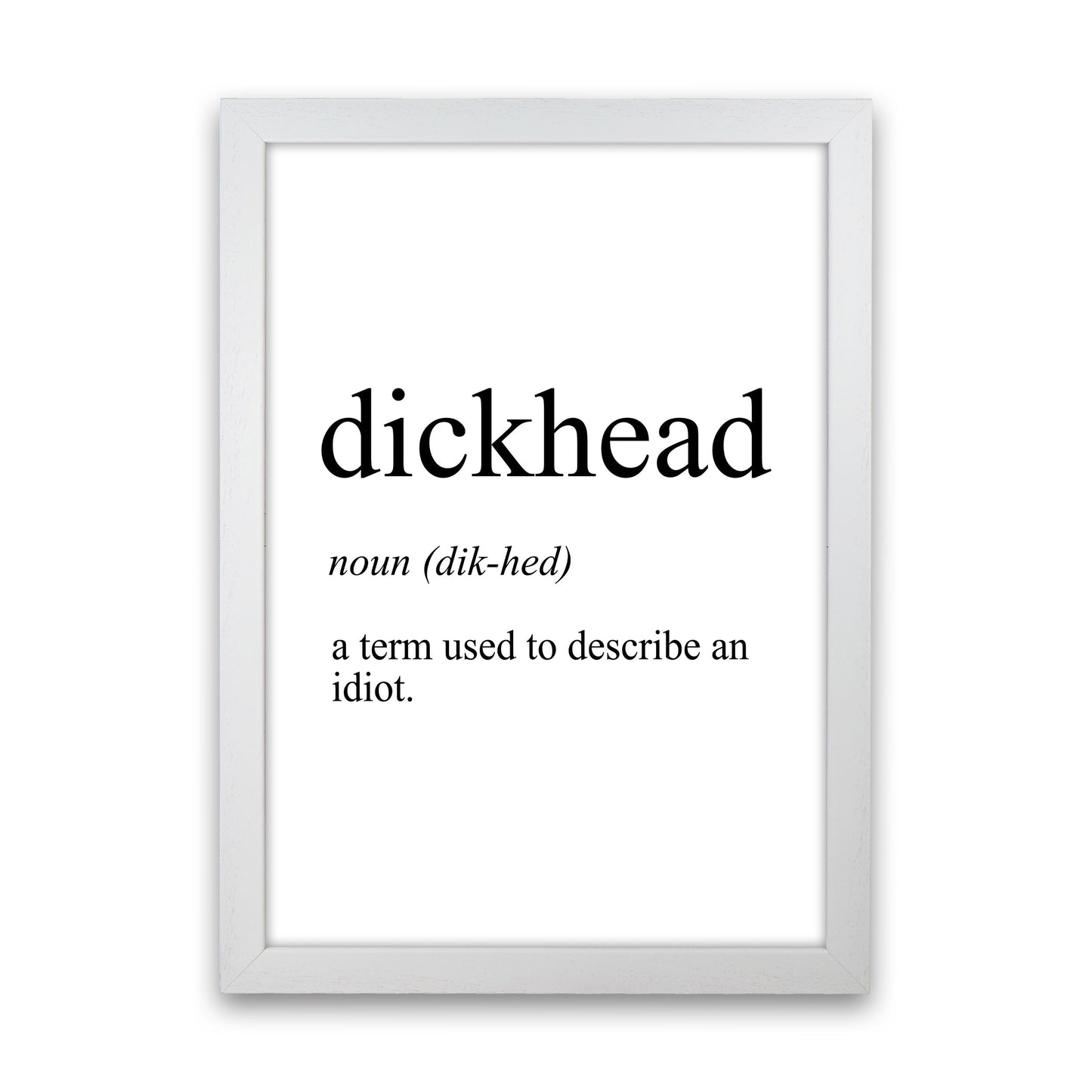 Frendorf | Dickhead Definition Kunstdruck