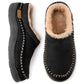Frendorf | Herren rutschfeste Plüsch Slip-On Hausschuhe: Warm & breite Zehen