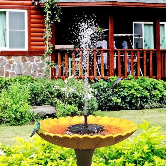 Frendorf | Sophia AquaGlow Solarbrunnen – Charmante Gartenzierbrunnen