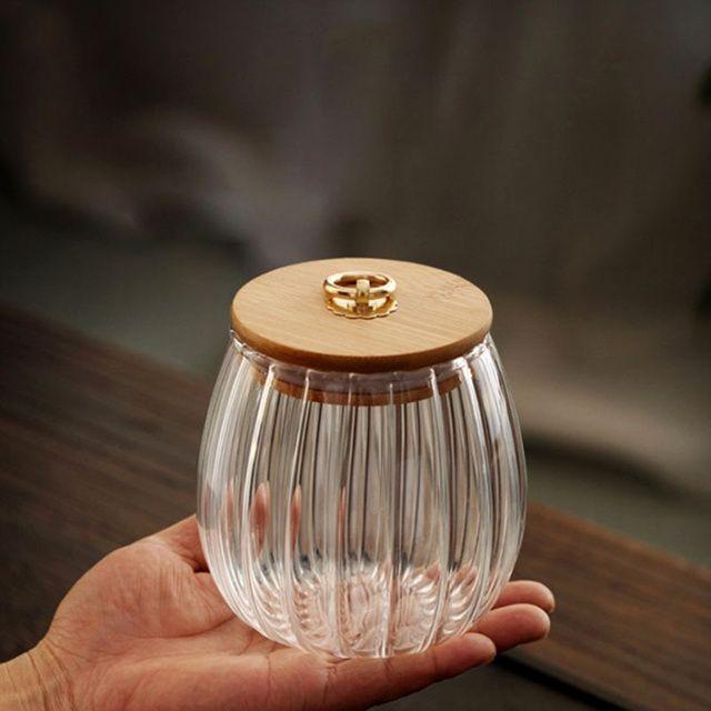 Frendorf | CharmWave Glas-Aufbewahrungsbehälter mit Deckel | Wellendesign | Luftdicht & Stilvoll