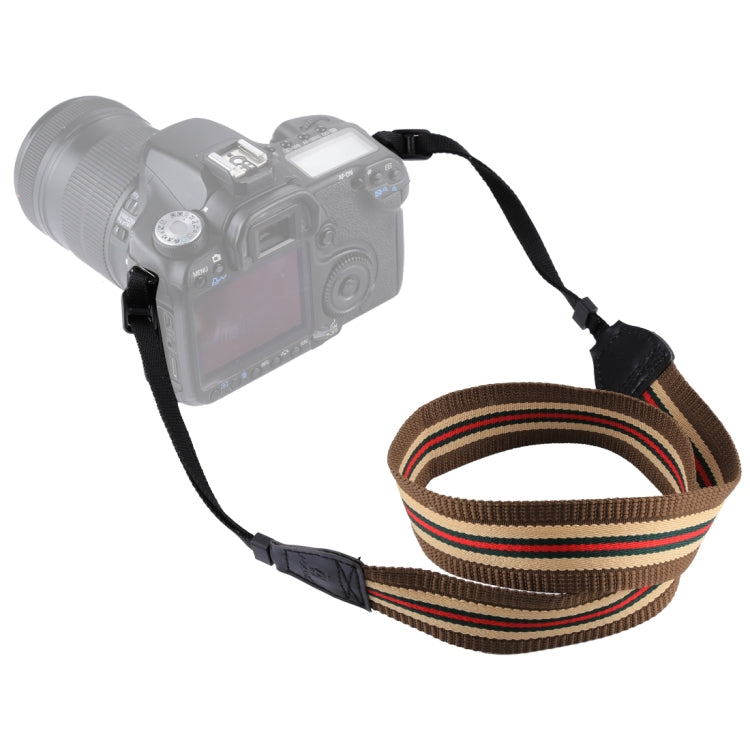 Frendorf | PULUZ Retro Etnische Stijl Multi-kleur Serie Strepen Schouder Neckoog Strap Camera Strap voor SLR / DSLR Camera's