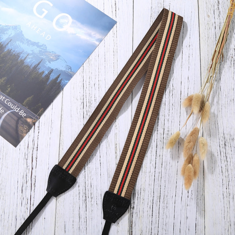 Frendorf | PULUZ Retro Etnische Stijl Multi-kleur Serie Strepen Schouder Neckoog Strap Camera Strap voor SLR / DSLR Camera's