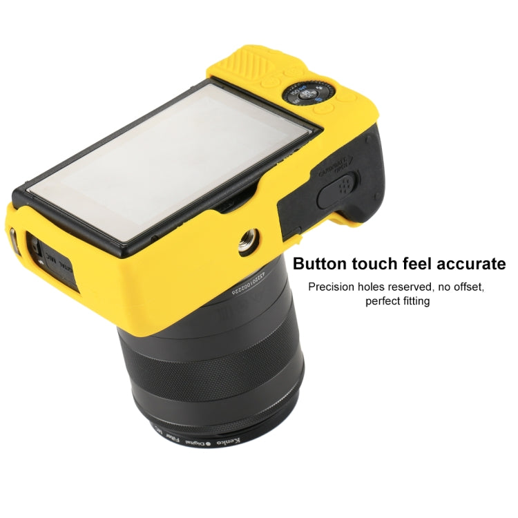 Frendorf | PULUZ Soft Silicone Protective Case für Canon EOS M3(Gelb)