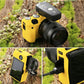 Frendorf | PULUZ Soft Silicone Protective Case für Canon EOS M3(Gelb)