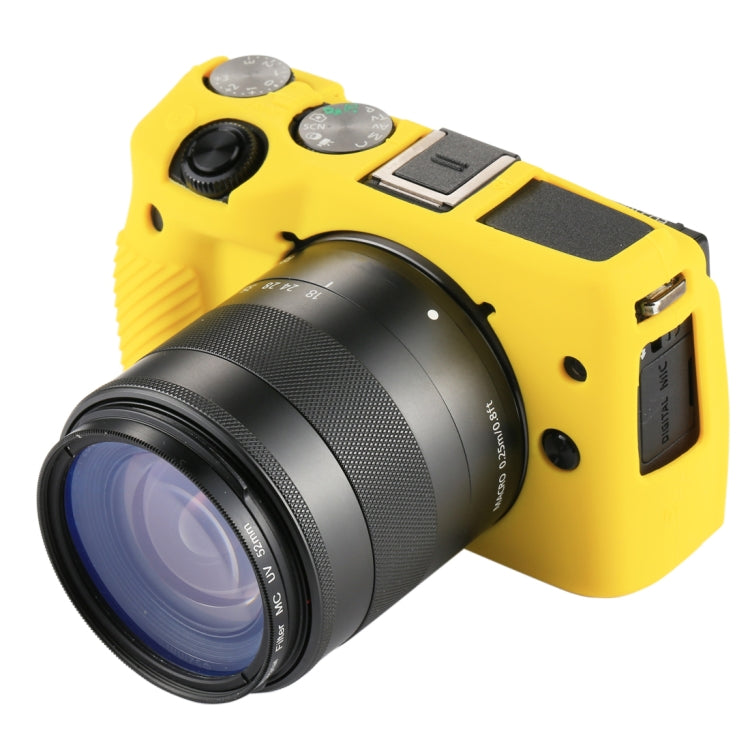 Frendorf | PULUZ Soft Silicone Protective Case für Canon EOS M3(Gelb)