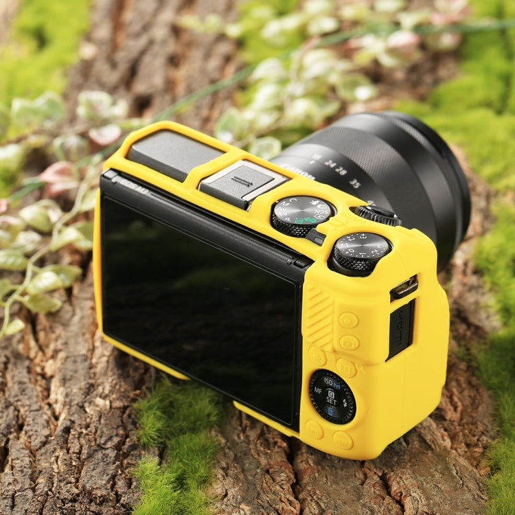 Frendorf | PULUZ Soft Silicone Protective Case für Canon EOS M3(Gelb)