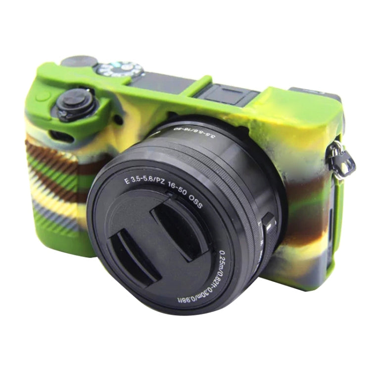 Frendorf | PULUZ Zachte Silikon Beschermcase voor Sony ILCE-6300 / A6400 (Camouflage)