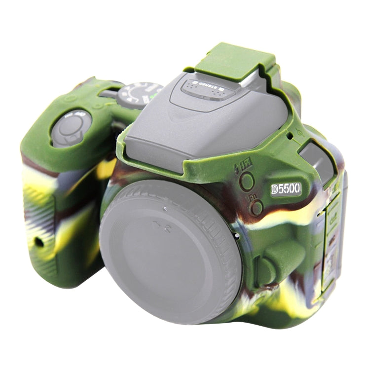 Frendorf | PULUZ Soft Silicone Protective Case für Nikon D5500 / D5600 (Camouflage)