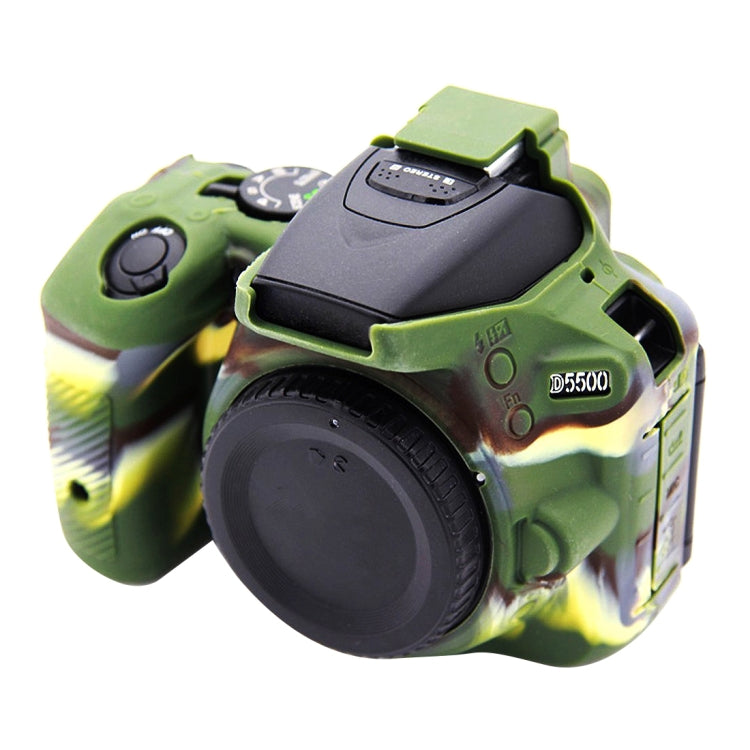 Frendorf | PULUZ Soft Silicone Protective Case für Nikon D5500 / D5600 (Camouflage)