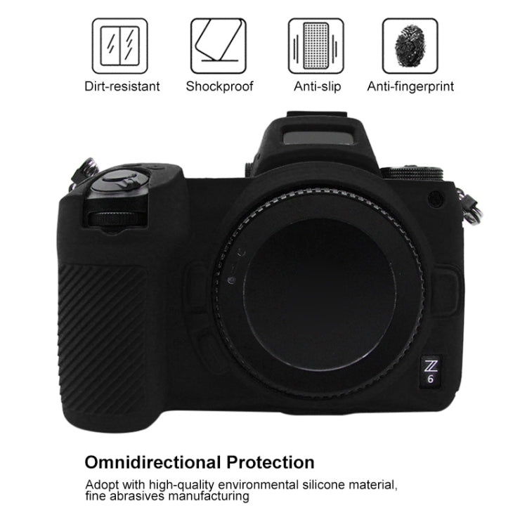 Frendorf | PULUZ Zachte Siliconen Beschermhoes voor Nikon Z6 / Z7 (Zwart)