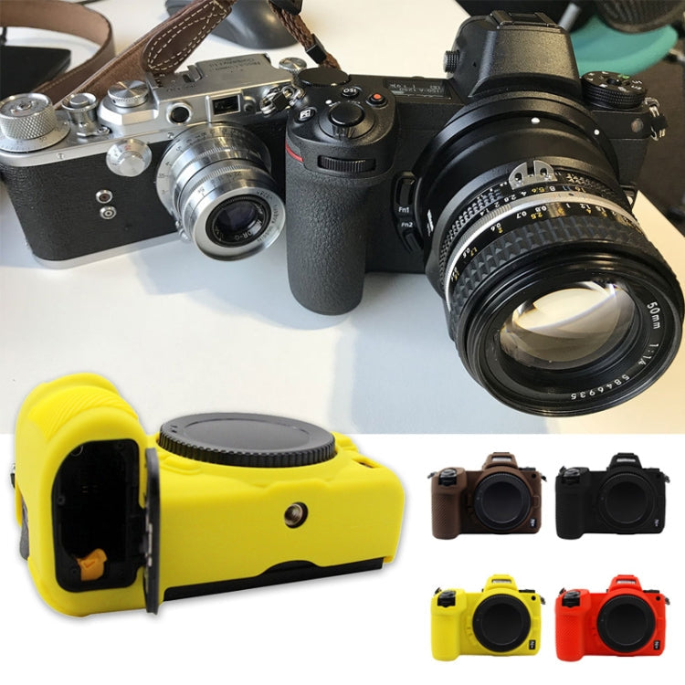 Frendorf | PULUZ Zachte Siliconen Beschermhoes voor Nikon Z6 / Z7 (Zwart)