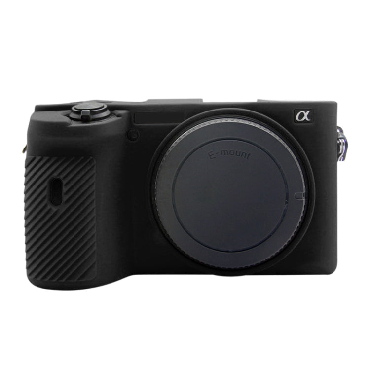 Frendorf | PULUZ Zachte Siliconen Beschermhoes voor Sony A6600 / ILCE-6600 (Zwart)