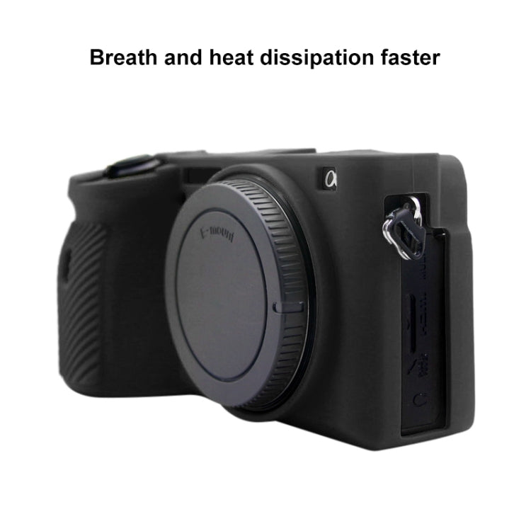 Frendorf | PULUZ Zachte Siliconen Beschermhoes voor Sony A6600 / ILCE-6600 (Zwart)