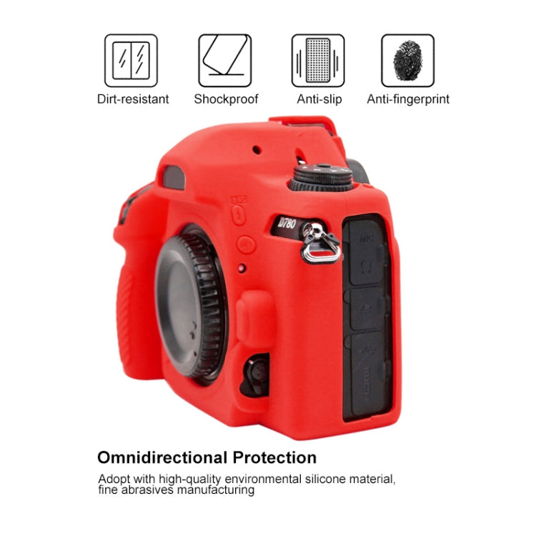 Frendorf | PULUZ Soft Silikon Schutzhülle für Nikon D780 (Rot)