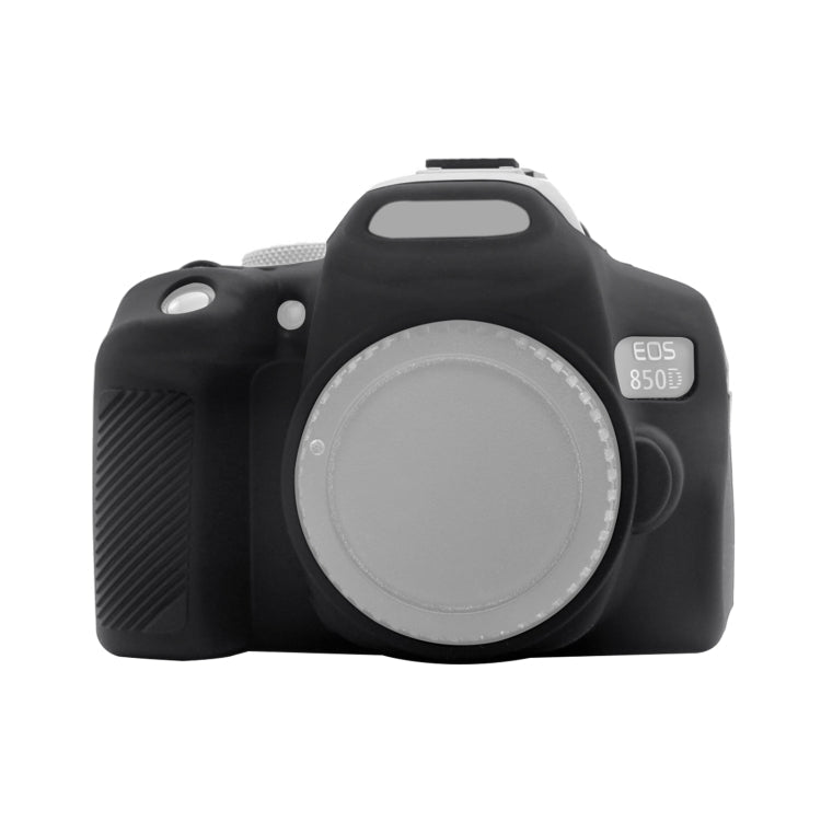 Frendorf | PULUZ Soff Silikon Schutzhülle für Canon EOS 850D (Schwarz)