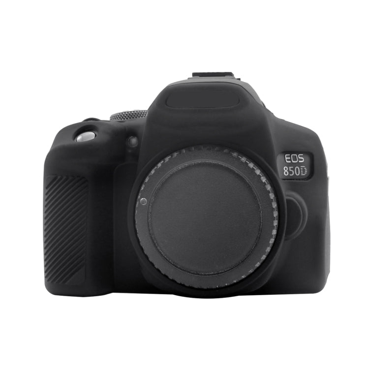 Frendorf | PULUZ Soff Silikon Schutzhülle für Canon EOS 850D (Schwarz)