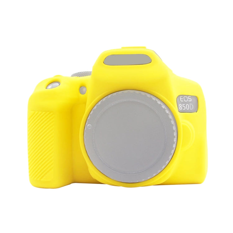 Frendorf | PULUZ Zachte Silikon Beschermhoes voor Canon EOS 850D(Geel)