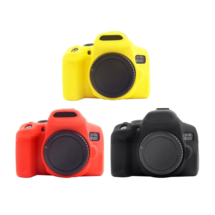 Frendorf | PULUZ Zachte Silikon Beschermhoes voor Canon EOS 850D(Geel)