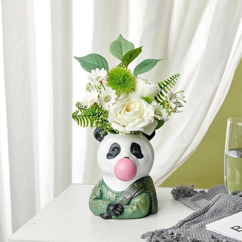 Frendorf | BubbleBeast Tierische Deko-Vase | Kreative Blumenvase mit Charakter