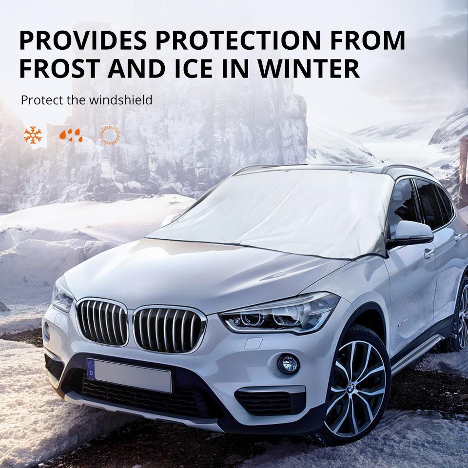 Frendorf | #1 Beste Frostschutz Premium Schneeschutz Auto Windschutzscheiben Abdeckung