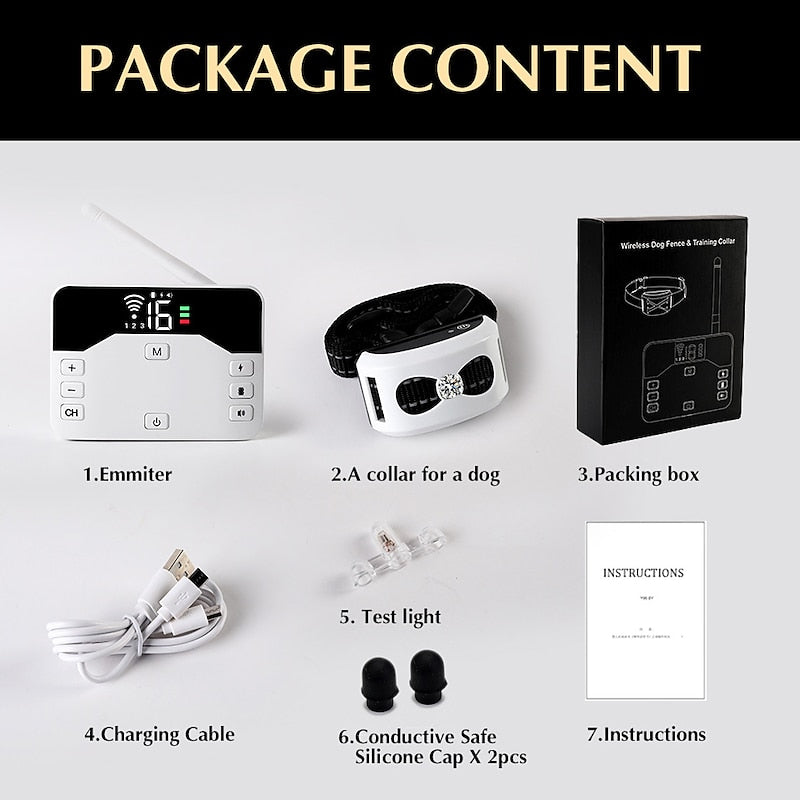 Frendorf | 2-in-1 Kabellose Hundezwinger und Outdoor Trainingshalsband