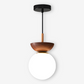 Frendorf | Perle LED-Deckenleuchte - Japanische Kugel Pendelleuchte - Orb Semi Flush Mount Beleuchtung