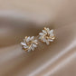 Frendorf | Elegante und exquisite opalpetal kreis ohrstecker in gold
