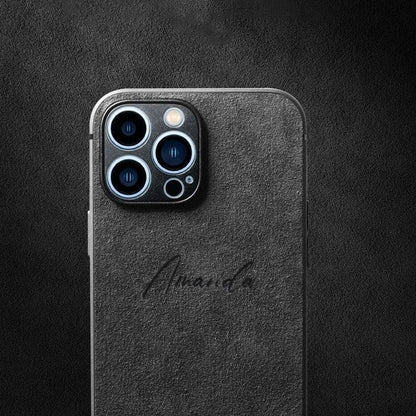 Frendorf | Personalisierte iPhone Hülle Alcantara