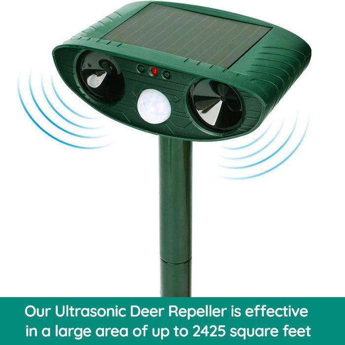 Frendorf |  Waschbär Outdoor Ultrasonic Repeller - Solarbetriebener Ultrasonic Tier- und Schädlingabwehr - Befreien Sie sich innerhalb von 48 Stunden von Waschbären