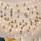 Foto Wand Lichterkette