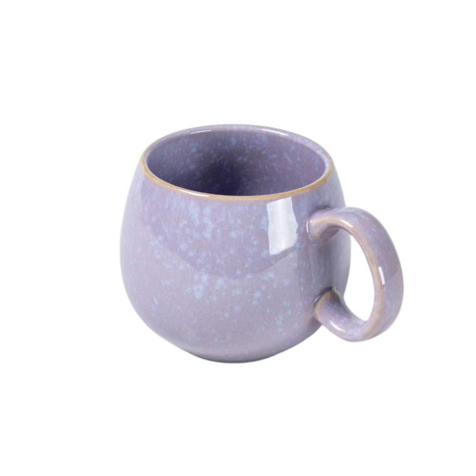 Frendorf | Lala Lila Tasse 300ml - Stilvolle und Lebendige Keramiktasse in Lila - Perfekt für Kaffee, Tee oder Heiße Getränke - Ideal für den täglichen Gebrauch oder als durchdachtes Geschenk
