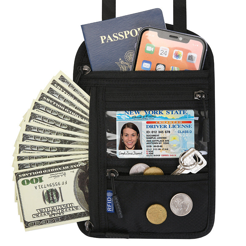 Frendorf | Reise-Brusttasche mit RFID-Reisepassschloss