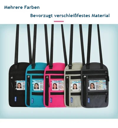 Frendorf | Reise-Brusttasche mit RFID-Reisepassschloss