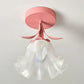Frendorf | FleurTiffany Französische Tiffany-Deckenleuchte | Blumenmuster | Elegantes Jugendstil-Design für Ihr Zuhause