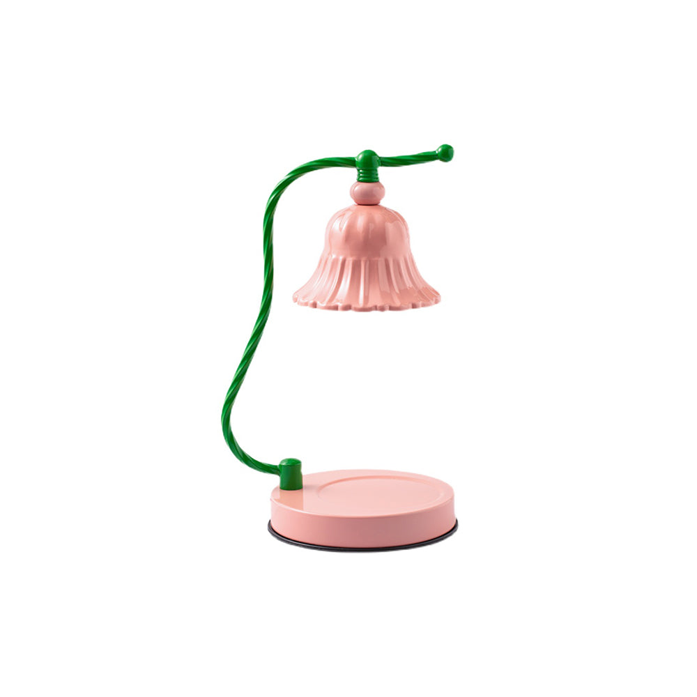 Frendorf | BloomAura – Charmante rosa Glas-Tischlampe